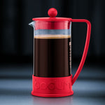 bodum brazil french press coffee maker red - 8 cup