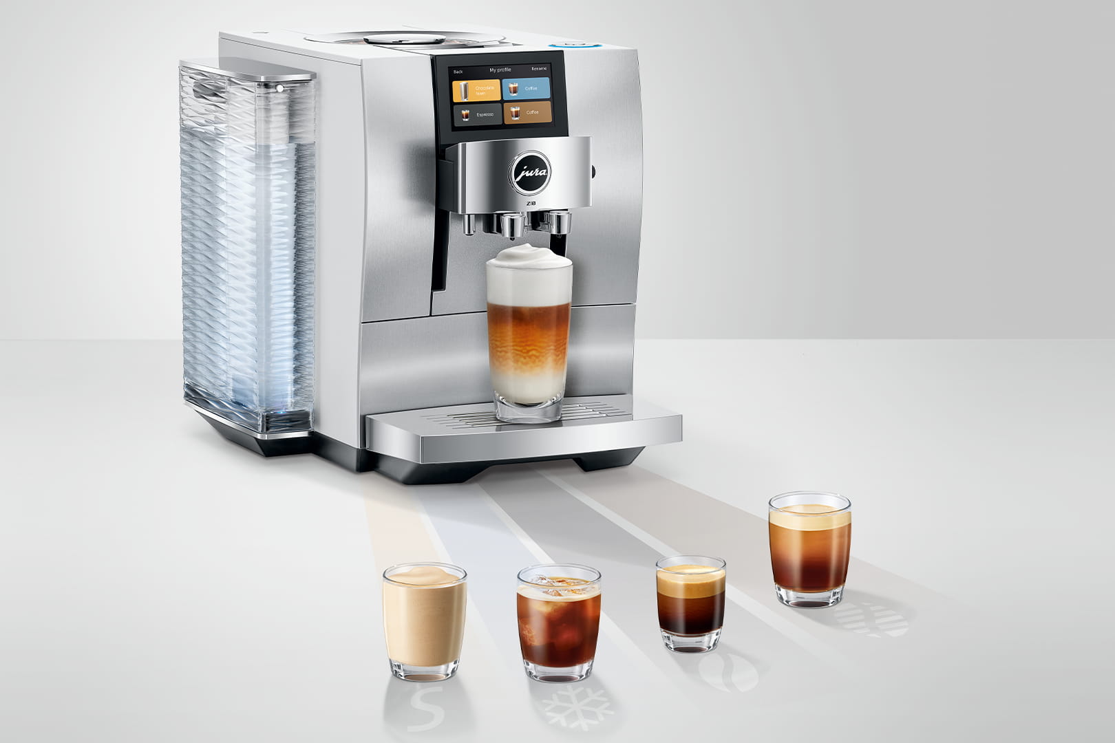 Jura Z10 Aluminium White Bean-to-Cup Coffee Machine