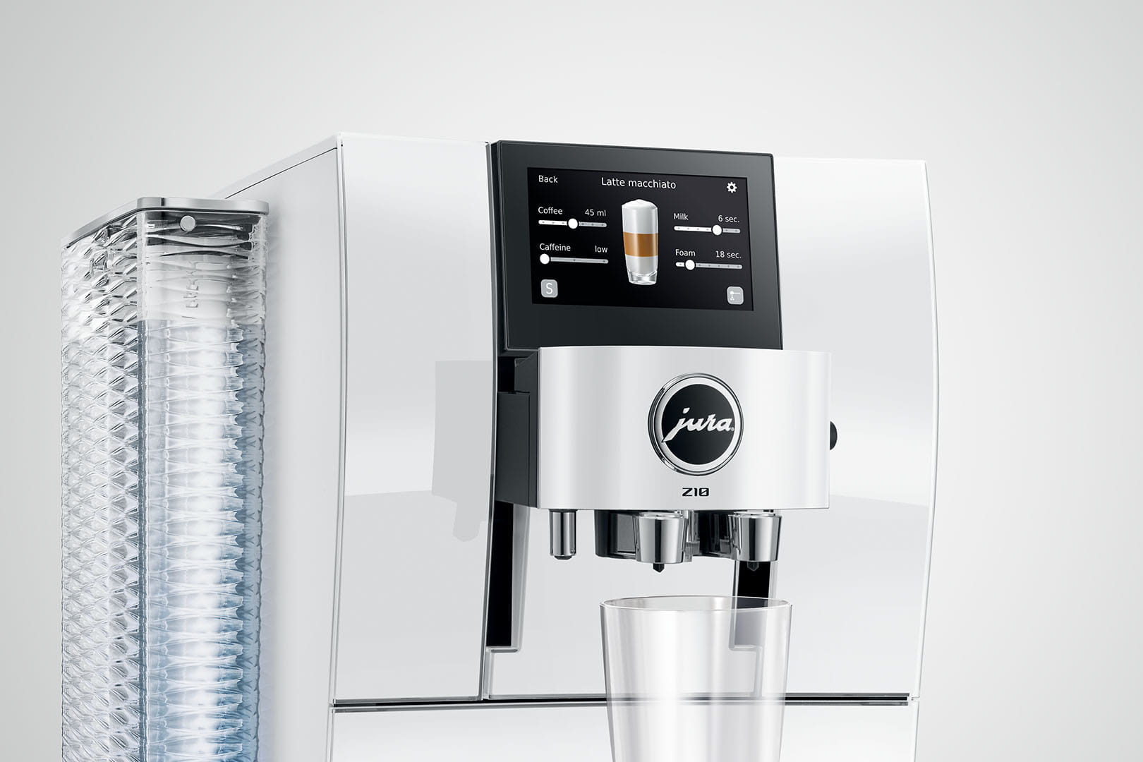 Jura Z10 Diamond White Bean-to-Cup Coffee Machine 15846
