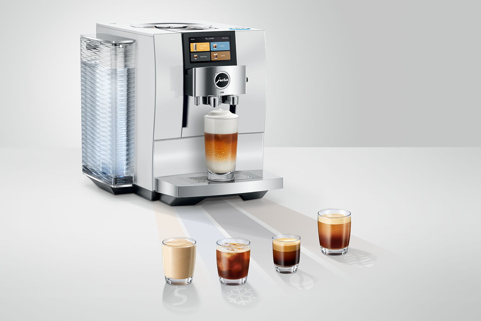 Jura Z10 Diamond White Bean-to-Cup Coffee Machine 15846