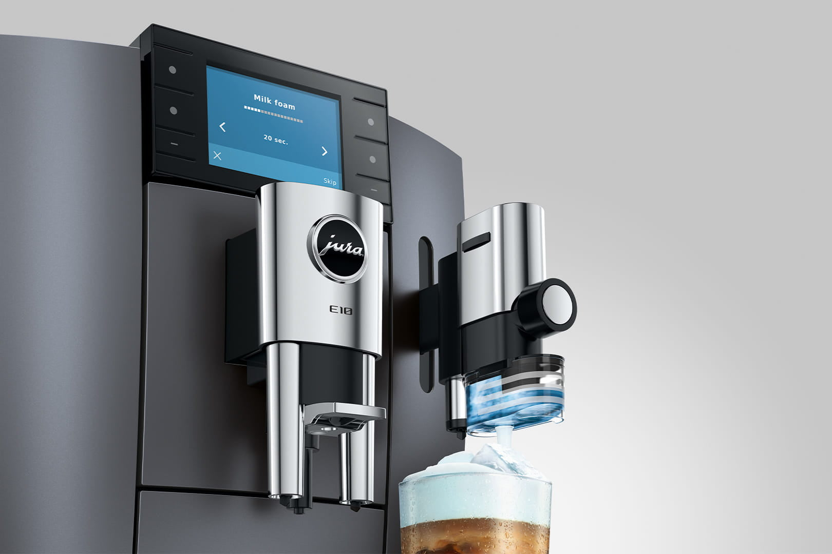 Jura E10 Onyx Grey (INTA) 15718 Bean-to-Cup Coffee Machine