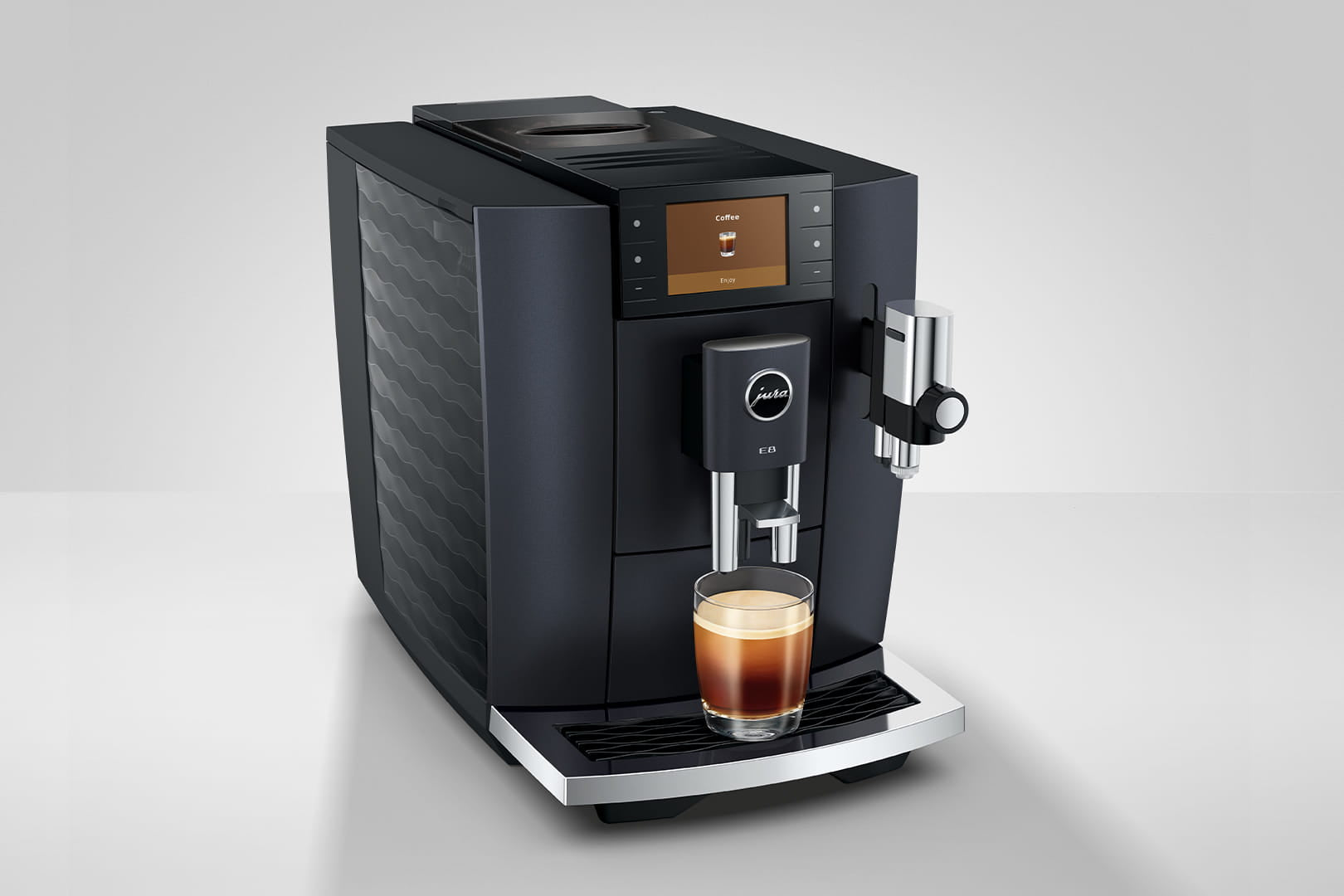 Jura E8 Cosmic Black (INTD) Bean-to-Cup Coffee Machine