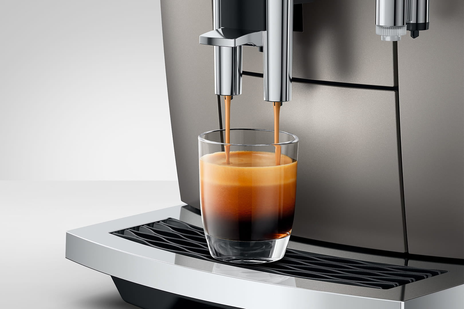 Jura E8 Midnight Silver (INTD) Bean-to-Cup Coffee Machine