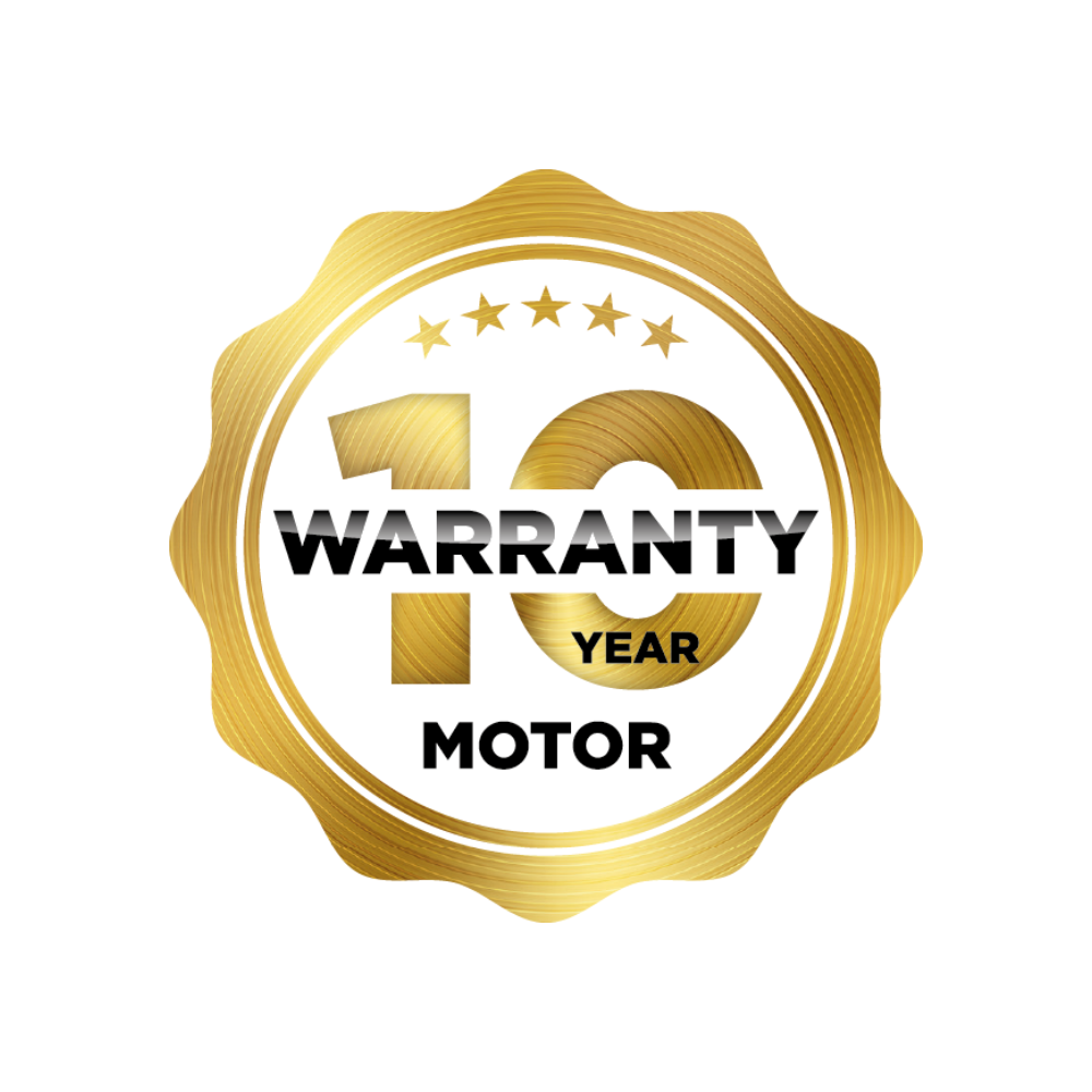 Eureka Specialita 10-year Motor Warranty
