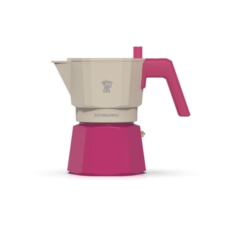 Pezzetti Futurexpress 3-cup Moka Pot Cerise