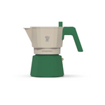 Pezzetti Futurexpress 3-cup Moka Pot Forest Green