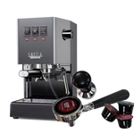 Gaggia Classic E24  Manual Espresso Coffee Machine with Accessories