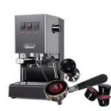 Gaggia Classic E24  Manual Espresso Coffee Machine with Accessories