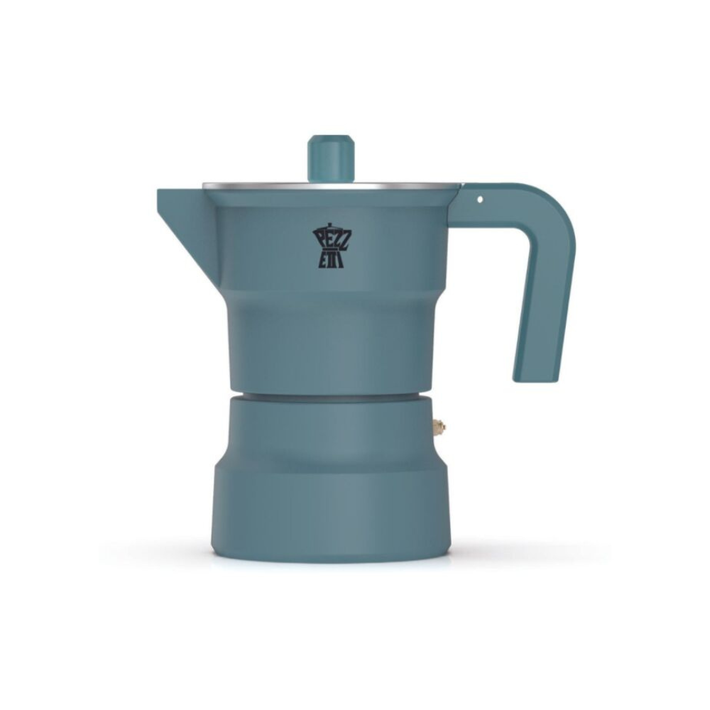 Pezzetti Solidexpress 3-cup Moka Pot Greenish Vigor