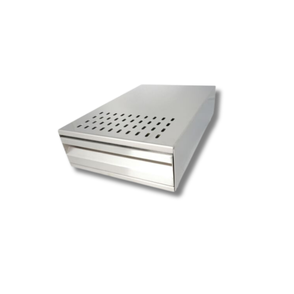 Premium Under Grinder Knock Drawer Silver