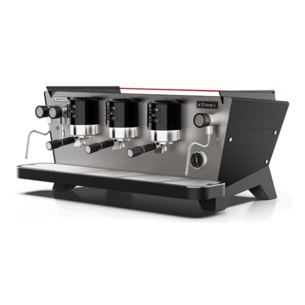 Iberital Vista 3-Group Espresso Machine Black