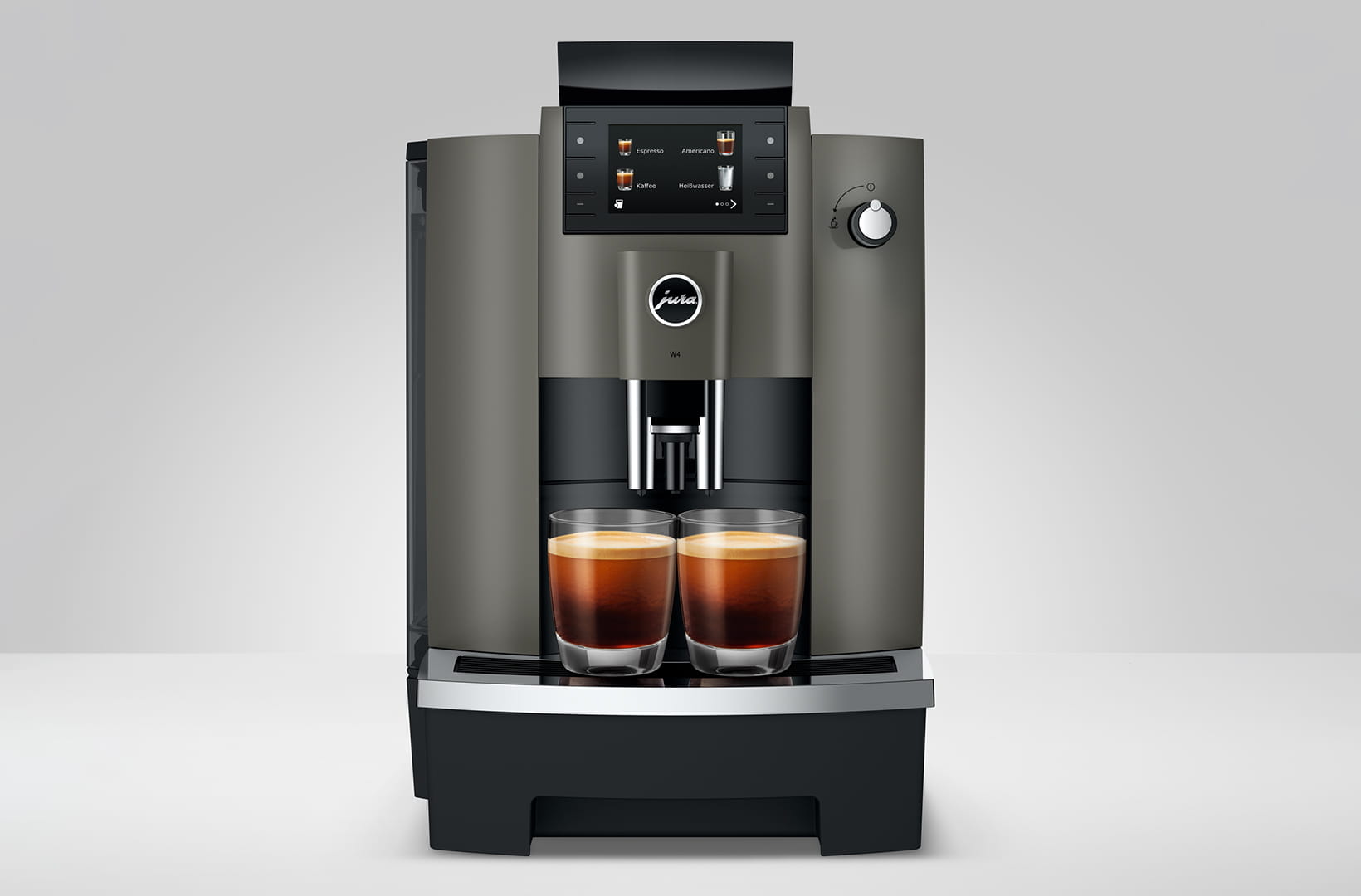 Jura W4 Dark Inox Bean-to-Cup Professional Coffee Machine