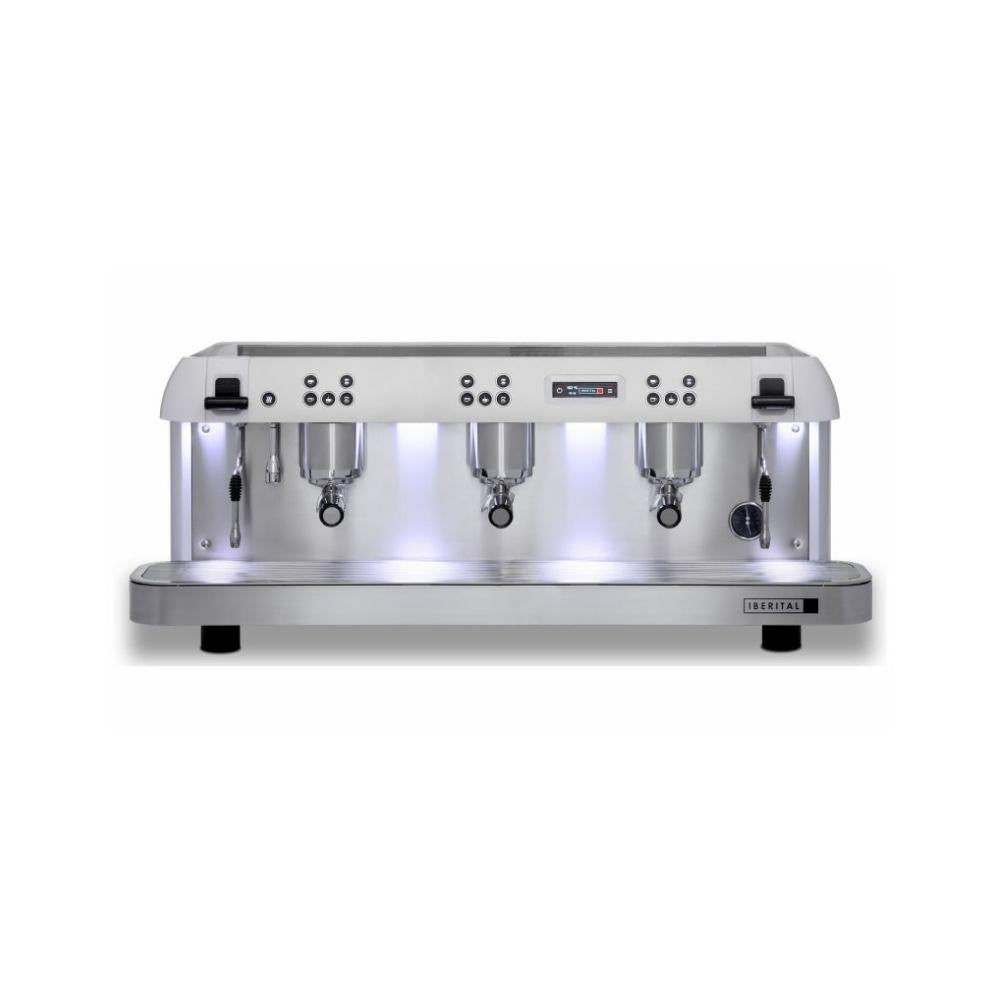 Iberital Expression Pro 3-Group White Traditional Espresso Machine