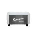 Iberital Expression Pro 3-Group White Traditional Espresso Machine - Light Display Back Panel