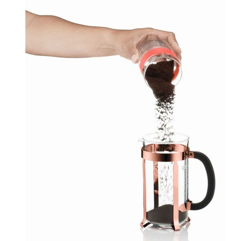 bodum chambord coffee maker - glass copper lid