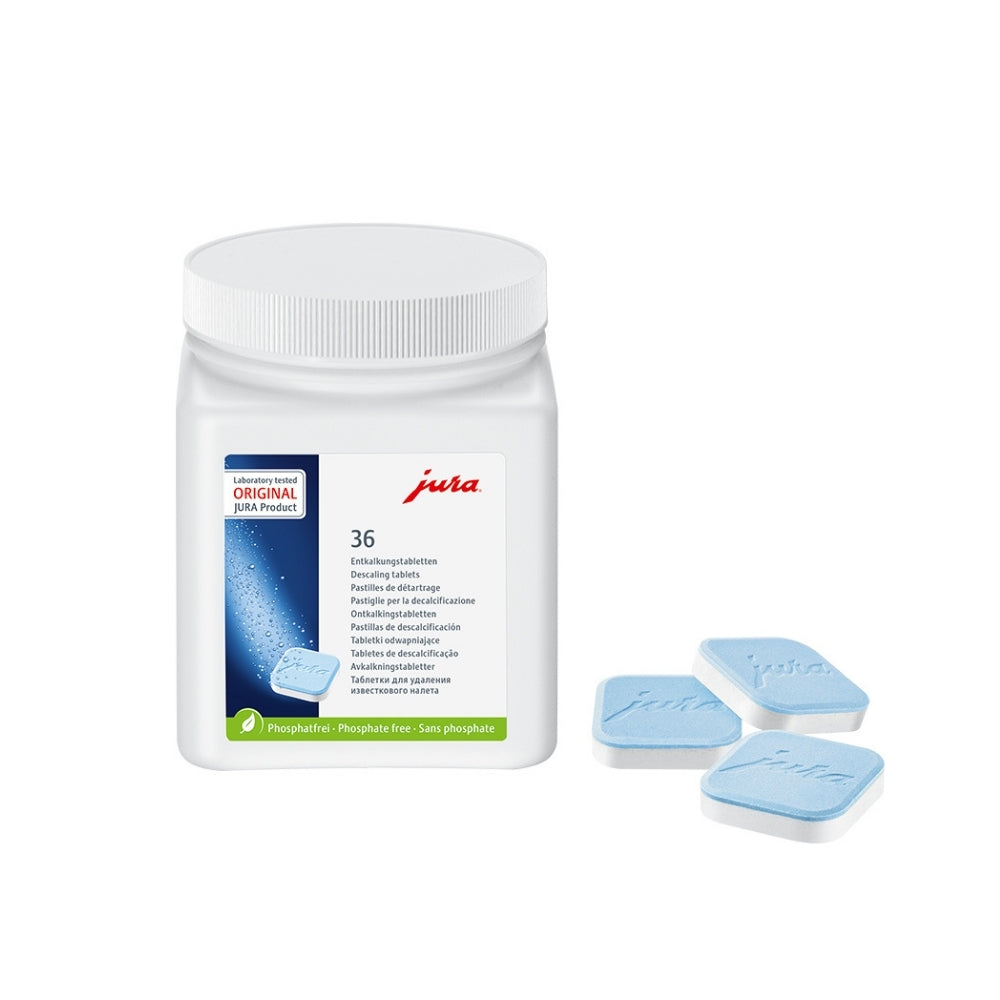 jura 2-phase descaling tablets - tub of 36