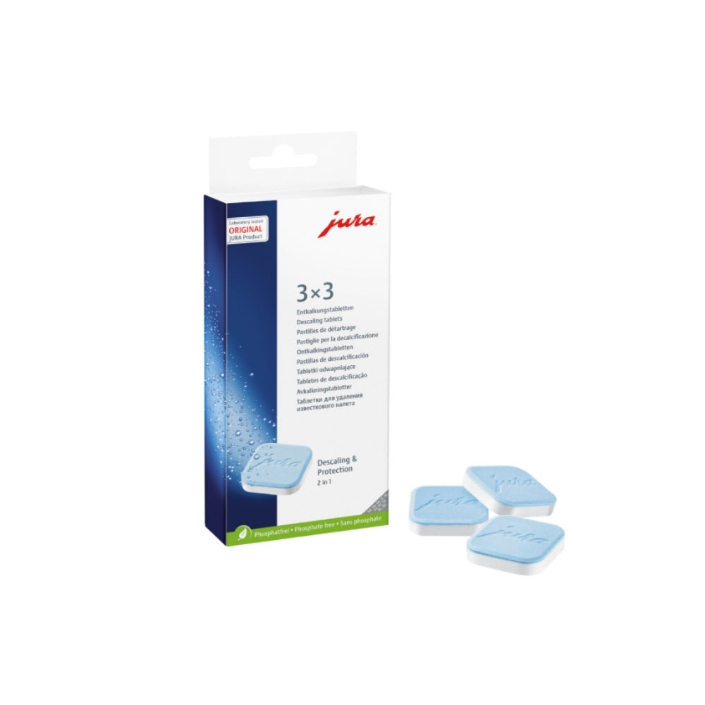 jura 2-phase descaling tablets - pack of 9